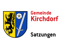 Gemeinde Kirchdorf - Satzungen