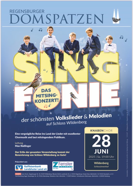 Konzert Domspatzen Plakat